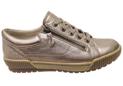 Caprice Bailey Womens Comfortable Wide Fit Leather Shoes