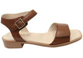 Caprice Bernya Womens Comfortable Wide Fit Leather Low Heel Sandals